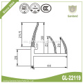 Junta de sello de goma OEM PVC y EPDM